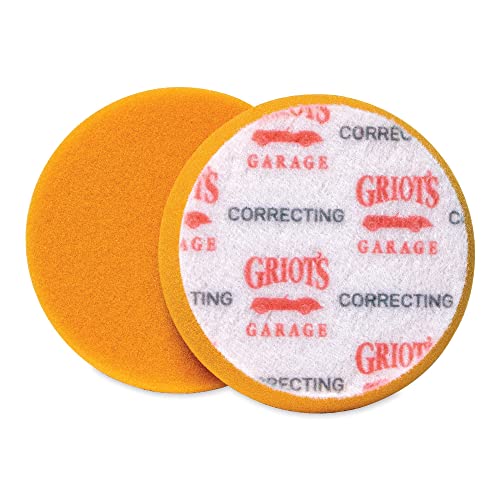 Griot's Garage Orange Foam Correcting Pads 3, 5, & 6 Inch Pads