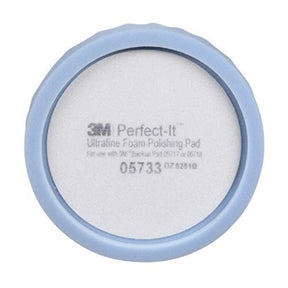 3M 05733 Perfect It Ultrafine Polishing Pad, 8 inch , blue