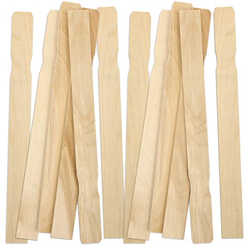12" Inch Wood Paint Stir Sticks, 10 Pack