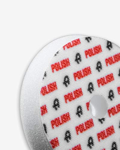 Adam's Premium Polisher Pads White Polish Pad - 2, 3.5, 5.5, & 6.5 Inch Pads