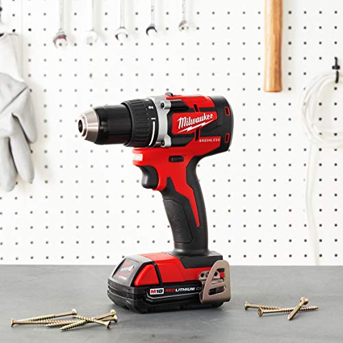 Milwaukee M18 18-Volt Lithium-Ion Brushless Cordless 1/2 Inch Compact Drill/Driver