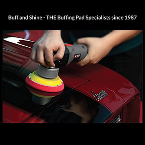 Buff and Shine Foam Maroon Heavy Polishing Pad 1, 2, 3, 5, & 6 Inch Pads