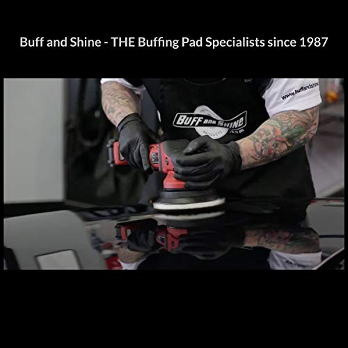 Buff and Shine 8" X 1.5" 100% 4-ply Twisted Wool Double Sided Cutting Pad
