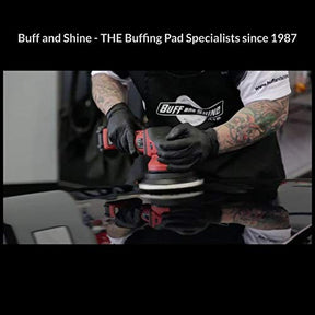 Buff and Shine Black Uro-Fiber Finishing Pad 1, 2, 3, 5, & 6 Inch Pads