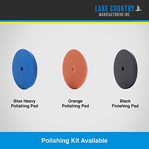 Lake Country SDO Black Finishing Pad, 3.5, 5.5, & 6.6 Inch Pads