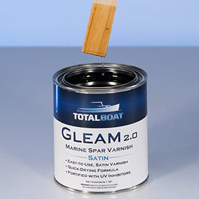 TotalBoat Gleam Marine Spar Varnish (Clear Gloss) Pt, Qt, or Gallon