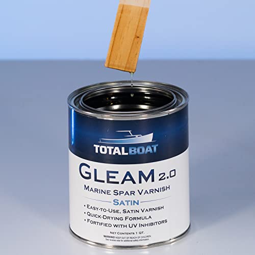 TotalBoat Gleam Marine Spar Varnish (Clear Gloss) Pt, Qt, or Gallon