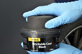 Mirka Dry Guide Coat Black with Applicator 100g to Use for light Colour Surfaces