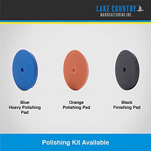 Lake Country SDO Blue Heavy polishing pad, 3.5, 5.5, & 6.5 Inch Pads