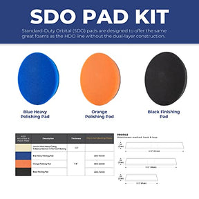 Lake Country SDO Orange Polishing Pad, 3.5, 5.5, & 6.5 Inch Pads