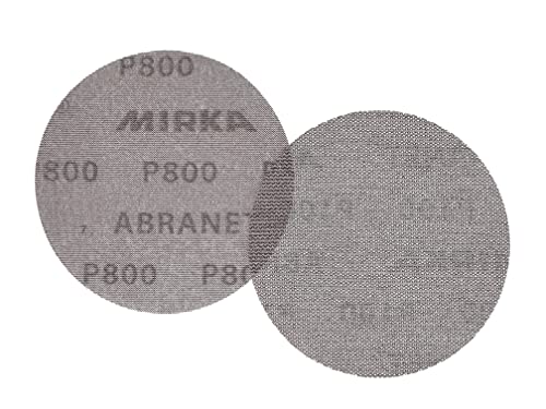 Mirka Abranet 5-Inch | 80-1000 Grit Sanding Discs, Box of 50 Discs