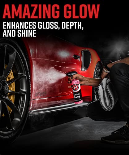 Adam's Detail Spray (Combo) - Quick Waterless Detailer Spray for Car  Detailing | Polisher Clay Bar & Car Wax Boosting Tech | Add Shine Gloss  Depth