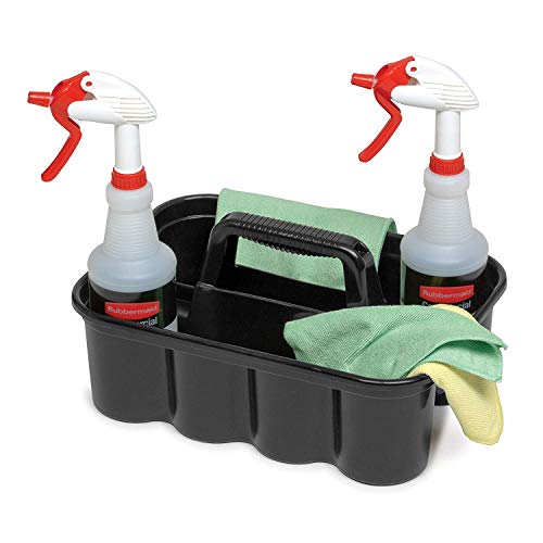 Rubbermaid Detailing Products Carry Caddy, Black