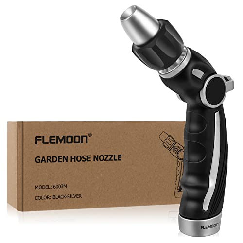 Garden Hose Nozzle Sprayer, High Pressure, Heavy Duty Metal