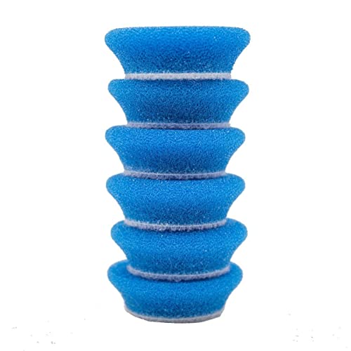 RUPES Coarse Random Oribital Foam Pads (Blue) Ø 34/40mm, 6 pcs