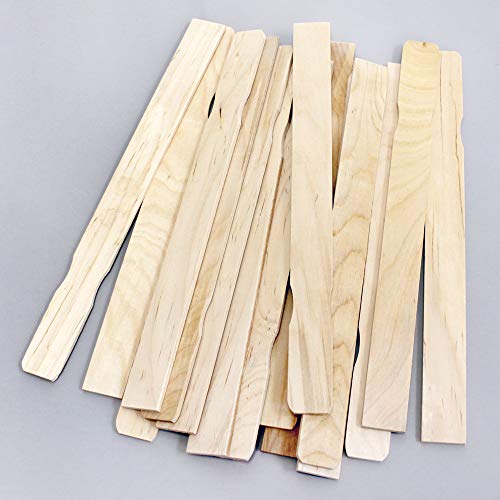 12" Inch Wood Paint Stir Sticks, 10 Pack