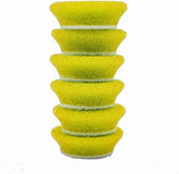 RUPES Orbital Foam Polishing Pad, Yellow, 34/40mm, 6 pcs, Fine