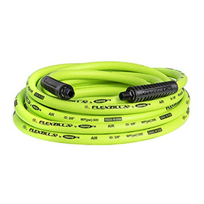 Flexzilla Air Hose, 3/8 in. x 25 ft., 1/4 in. MNPT Fittings, Heavy Duty