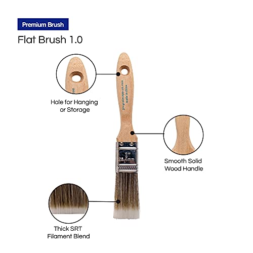 Pro Grade - Paint Brushes - 5 PK