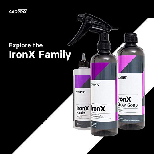 CarPro IronX Iron Remover: Stops Rust Spots and Pre-Mature Failure of The  Clear Coat, Iron