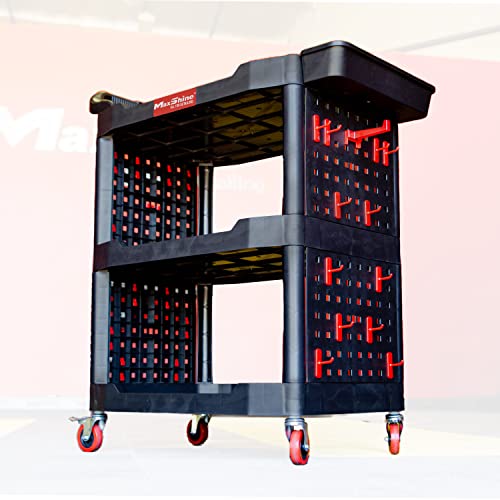 Maxshine Rolling Detailing Cart 3-Tier