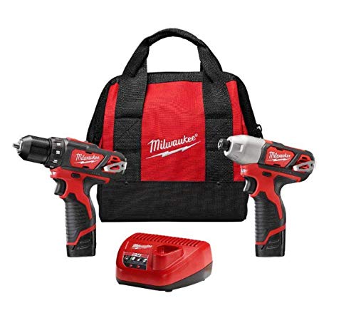 Milwaukee M12 12-Volt Lithium-Ion Cordless Drill Driver/Impact Driver Combo Kit