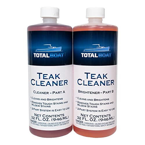 TotalBoat Teak Cleaner and Brightener for Boats (2 Quart Kit)