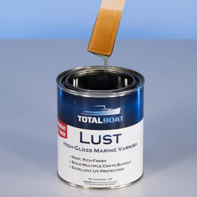 TotalBoat Lust Marine Varnish (High Gloss) Pt, Qt, or Gallon