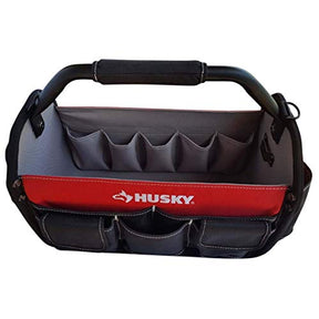 Husky 17in. Open Tool Tote w/ Rotating Handle by Husky