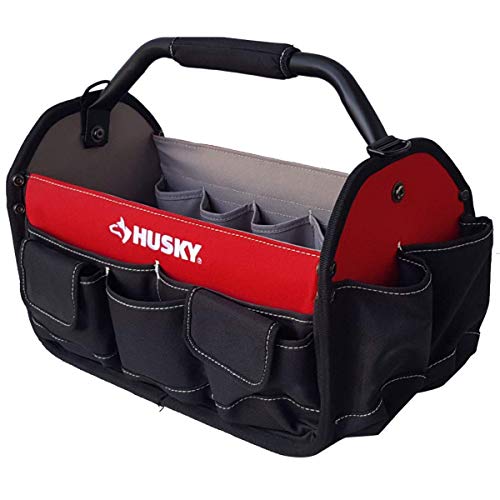 Husky 17in. Open Tool Tote w/ Rotating Handle by Husky