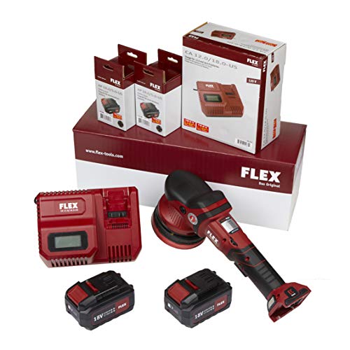 Flex XCE Mini Cordless Forced Rotation Polisher Kit | 2 Batteries
