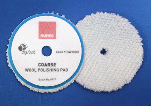 Rupes BigFoot Coarse Wool 5.75" Orbital Polishing Pad