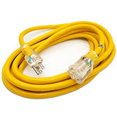 15-ft 12/3 Heavy Duty Indoor / Outdoor Yellow Extension Cord