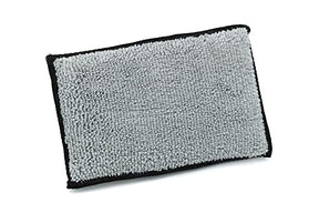 Scrub Ninja - Interior Scrubbing Sponge (5”x3”) for Leather, Plastic, Vinyl and Upholstery (White/Gray)