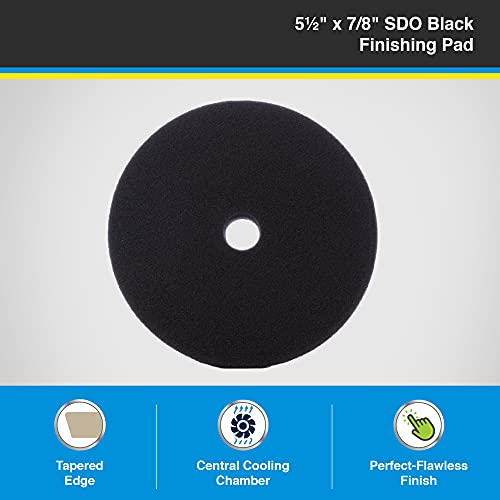 Lake Country SDO Black Finishing Pad, 3.5, 5.5, & 6.6 Inch Pads