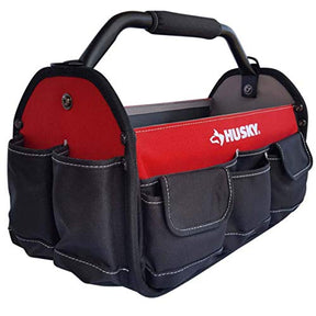 Husky 17in. Open Tool Tote w/ Rotating Handle by Husky