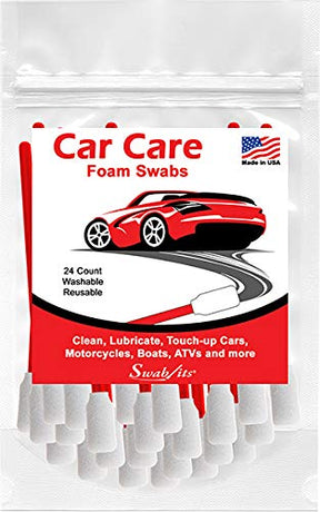 Swab-its® 24-Piece Package of Auto Detailing Car Care Foam Swabs