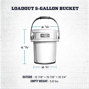 YETI Loadout 5-Gallon Bucket, Multi Color Options
