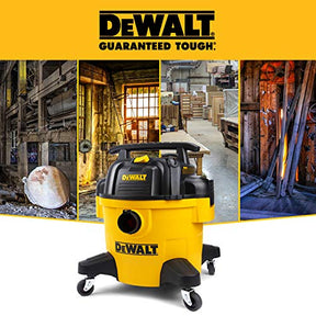 DEWALT DXV06PZ 4 Peak HP, 6 Gallon Poly Wet/Dry Vac, Heavy-Duty Shop Vacuum with Blower Function Yellow+Black