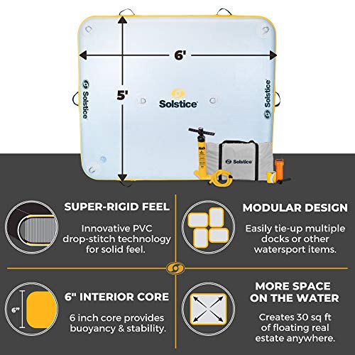 Solstice 6' x 5' Infatable Dock, Multicolor, (30605)