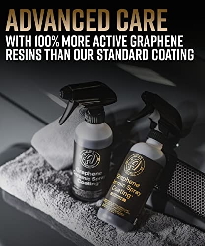 Adam's UV Graphene Ceramic Coating Kit 10H Ceramic Coating for Cars W/ & UV  Glow