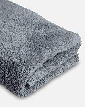 Adam's Borderless Grey Edgeless Microfiber Towel (12 Pack)