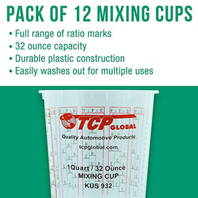 Custom Shop 12-PK | 32 Ounce Paint Mix Cups