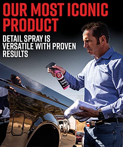 Adam's Detail Spray (2-Pack) - Quick Waterless Detailer Spray for Car Detailing | Polisher Clay Bar & Car Wax Boosting Tech | Add Shine Gloss Depth