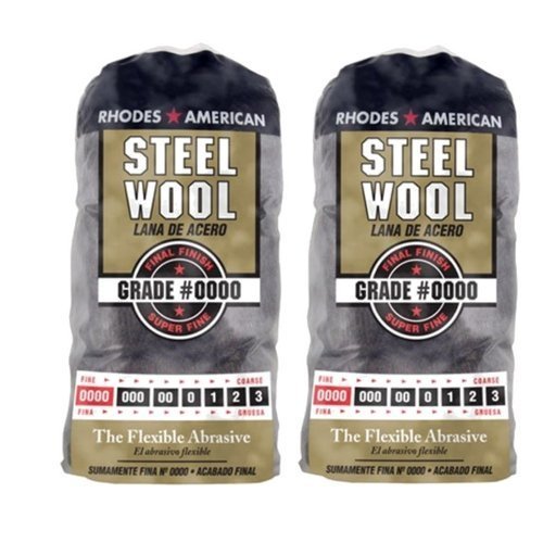 Super Fine Finish Steel Wool Pad 12 Per Package (2 Pack)