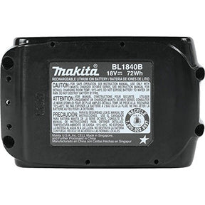 Makita BL1840B-2 18V LXT Lithium-Ion 4.0Ah Battery Twin Pack, Black