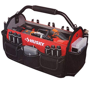 Husky 17in. Open Tool Tote w/ Rotating Handle by Husky