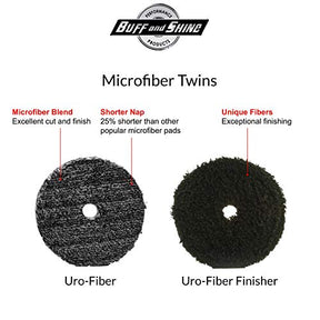 Buff and Shine URO-Fiber Microfiber Pad 1, 2, 3, 5, & 6 Inch Pads