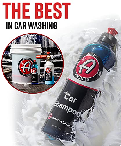  Adam's Car Wash Shampoo (Gallon) - pH Car Wash Soap for Snow  Foam Cannon, Foam Gun, Pressure Washer, Powerful Spot Free Liquid Auto  Detergent
