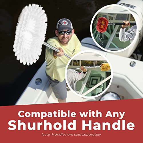 Shurhold 6" Extra Stiff Bristle Brush, White